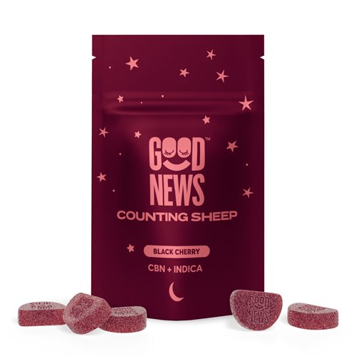 2026/05/1000315785.jpg COUNTING SHEEP Black Cherry Gummies 1:4 CBN:THC 10mg - Image 1